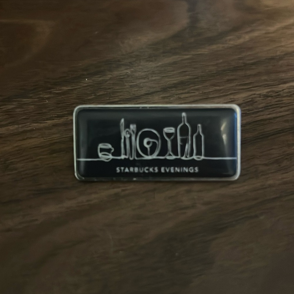 Starbucks evenings pin